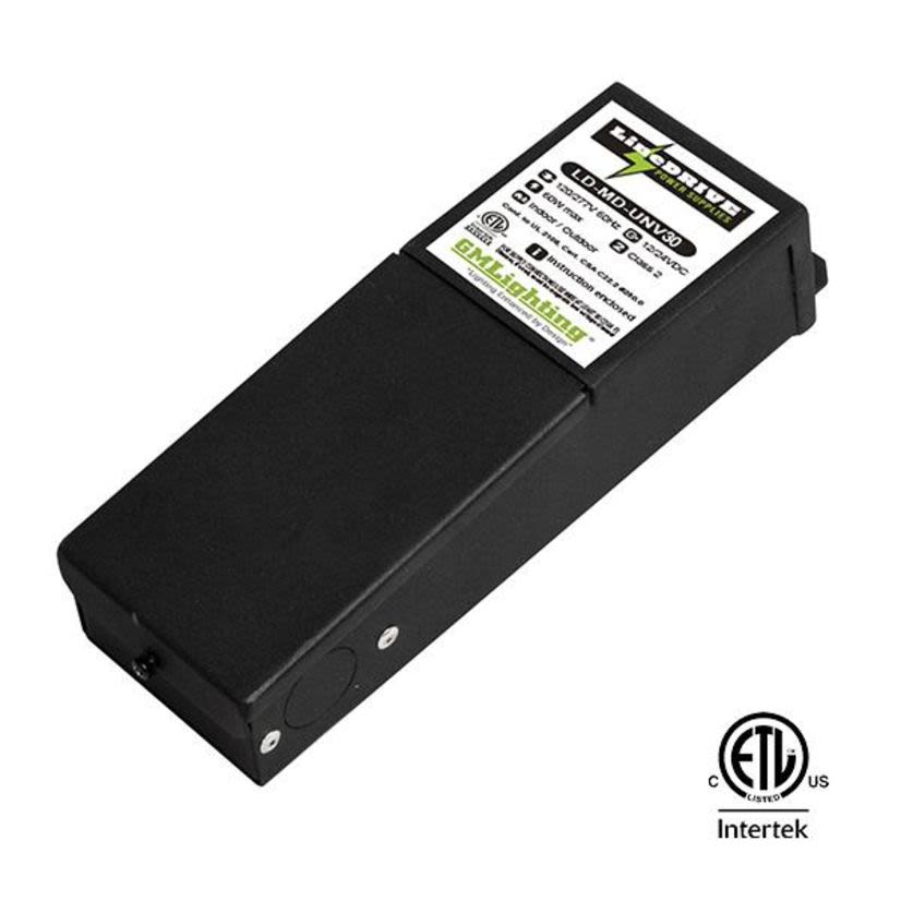 GMLighting LD-MD-UNV30 LINEDRIVE MAGNETIC DIMMABLE TRANSFORMER 12/24V